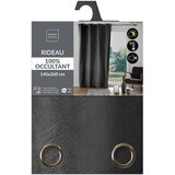 Douceur d intérieur Antracitno siva zavjesa od samta 140x260 cm Olympe – | shoptok.hr