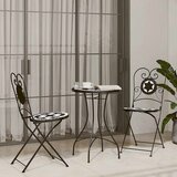 Bistro set s mozaikom boja cigle od željeza i keramike | shoptok.hr