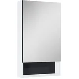 Omara z ogledalom Yasumi (Š x V: 45 x 77 cm, Bela)