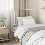 vidaXL Metalno uzglavlje bijelo 80 cm Cijene