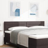  LED vzglavnik temno rjave barve 90 cm tkanina, (22116182) | Shoptok.si