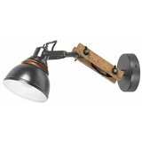 Rabalux aksel zidna lampa, E14 1x40W,drvo/crna industrijska rasveta Cene