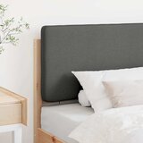  Tapecirani uzglavlje s uzglavljem Smeđa i svijetlosiva 90 cm | shoptok.hr