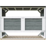 Timbela Nadstrešek za smetnjake 3x240L, vrtna shramba M982A-CAVERN STEEL, (5000255895) | Shoptok.si