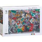 Serbian Art collection puzzle petar lubarda - kosovska bitka - 1000 delova | ePonuda.com