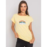 FANCY T-shirt-FA-TS-7137.29P-Light Yellow | Shoptok.si