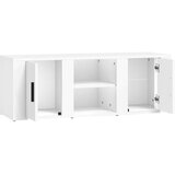 TV ormarić bijeli 100 x 31,5 x 35 cm od konstruiranog drva | shoptok.hr