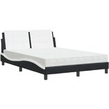  Krevet s madracem crno-bijeli 120 x 200 cm od umjetne kože | shoptok.hr