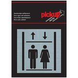 x Nalepka Pickup (motiv: Dvigalo, 80 x 80 mm) | Shoptok.si