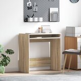 vidaXL Stol za računalo Sonoma orah Konstruirano drvo Kompaktno | shoptok.hr
