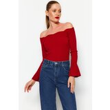 Trendyol Sweater - Red - Slim fit Cijene