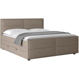 MID.YOU POSTELJA BOXSPRING 180 cm x 200 cm , les, kovina, umetna masa, tekstil bež | Shoptok.si
