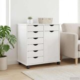  Gležnji kabinet Bela 63,5 x 39 x 65,5 cm Masivno borovo les, (5000232422) | Shoptok.si