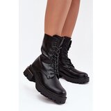 Boto Women's Work Boots on Block Heel Black Alviora | Shoptok.si