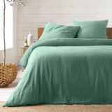 Douceur d intérieur Svetlo zelena posteljnina za zakonsko posteljo/podaljšana iz muslina 240x220 cm Angelia – | Shoptok.si