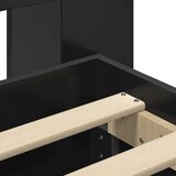  Okvir kreveta s pohranom Crna 160 x 200 cm Konstruirano drvo | shoptok.hr