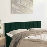  Uzglavlja tamnozelena 144x5x78/88 cm baršunasta | shoptok.hr