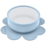 Baboo Silicone Bowl silikonska zdjelica s vakuumskim držačem Blue Haze, 6m+ 1 kom Cijene