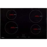 vidaXL indukcijska ploča za kuhanje 4 plamenika staklena 77 cm 7000 w | shoptok.hr