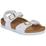Birkenstock Sandali & Odprti čevlji Rio AS Kids Flowers BF White Bela | Shoptok.si