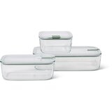  Komplet 3 steklenih posod za shranjevanje hrane EasyClip - Nordic Sage - 2 x 1000 ml + 2250 ml Cene
