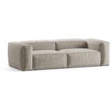 Cosmopolitan Design Bež sedežna garnitura iz rebrastega žameta 264 cm Bergano – | Shoptok.si