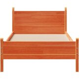  Okvir kreveta bez madraca voštano smeđi 100x200 cm od borovine | shoptok.hr