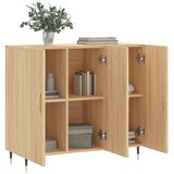 Komoda boja hrasta sonome 90x34x80 cm od konstruiranog drva | shoptok.hr
