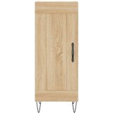  Visoka komoda hrasta sonome 34,5x34x180cm od konstruiranog drva | shoptok.hr