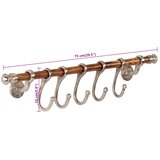  Zidni stalak za kapute 75 x 15 cm aluminijski | Eponuda.ba