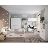 Modern Living Komoda Marlow, Bela, Barva Hrasta | Shoptok.si