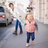 Fillikid zapestnica Stay here, svetlo sivo-mint | Shoptok.si