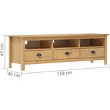  ormarić Hill boja meda 158 x 40 x 47 cm od masivne borovine | shoptok.hr