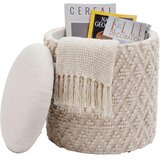 Livetastic TABURE, tekstil krem barve Cene