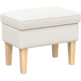  Stolica za noge Krem 55 x 35 x 41 cm Bouclé | shoptok.hr