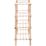  Stalak za cipele s 4 razine od masivne jelovine | shoptok.hr
