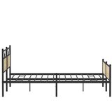 Metalni okvir kreveta bez madraca boja hrasta sonome 200x200 cm | shoptok.hr