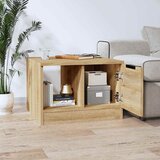  Stolić za kavu boja hrasta 50x50x36 cm konstruirano drvo | shoptok.hr