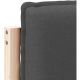  Tapecirani uzglavlje s uzglavljem Prirodna i tamno siva 160 cm | shoptok.hr