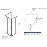 AQUAART Stranica Parla 90x195 cm | shoptok.hr