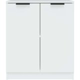  Komoda 2 kosa bela 60x30x70 cm konstruiran les, (20654595) | Shoptok.si