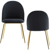 MID.YOU STOL, tekstil črna | Shoptok.si