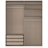 Mömax Omara Za Oblačila Safari, Hrast, Barva Šampanjca, 181cm | Shoptok.si