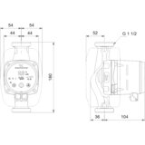 Grundfos obtočna črpalka Alpha2 25-40 180 (99411165) | Shoptok.si