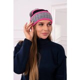 Kesi Women's cap Kinga K297 dark gray + black | shoptok.hr