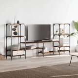 TV ormarić boja hrasta 206 5 x 28 5 x 95 cm konstruirano drvo | shoptok.hr