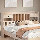 vidaXL Vzglavje s predelki 180 cm trdna borovina | Shoptok.si