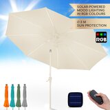 Blumfeldt Calais, senčnik, LED, aluminijski okvir, poliestrska prevleka, UV zaščita 50 | Shoptok.si