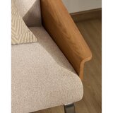 Kave Home Bež sedežna garnitura iz šenilje 205 cm Amsen – | Shoptok.si