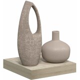  Plutajuća zidna polica boja hrasta 23 x 23,5 x 3,8 cm MDF | shoptok.hr